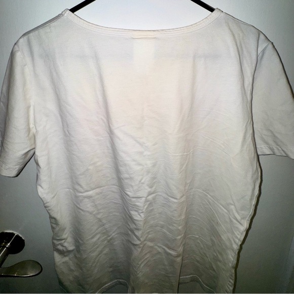 Vintage White Tee with Vibrant Tarot Sun ☀️ Eye 👁️ Graphic - Picture 7 of 8